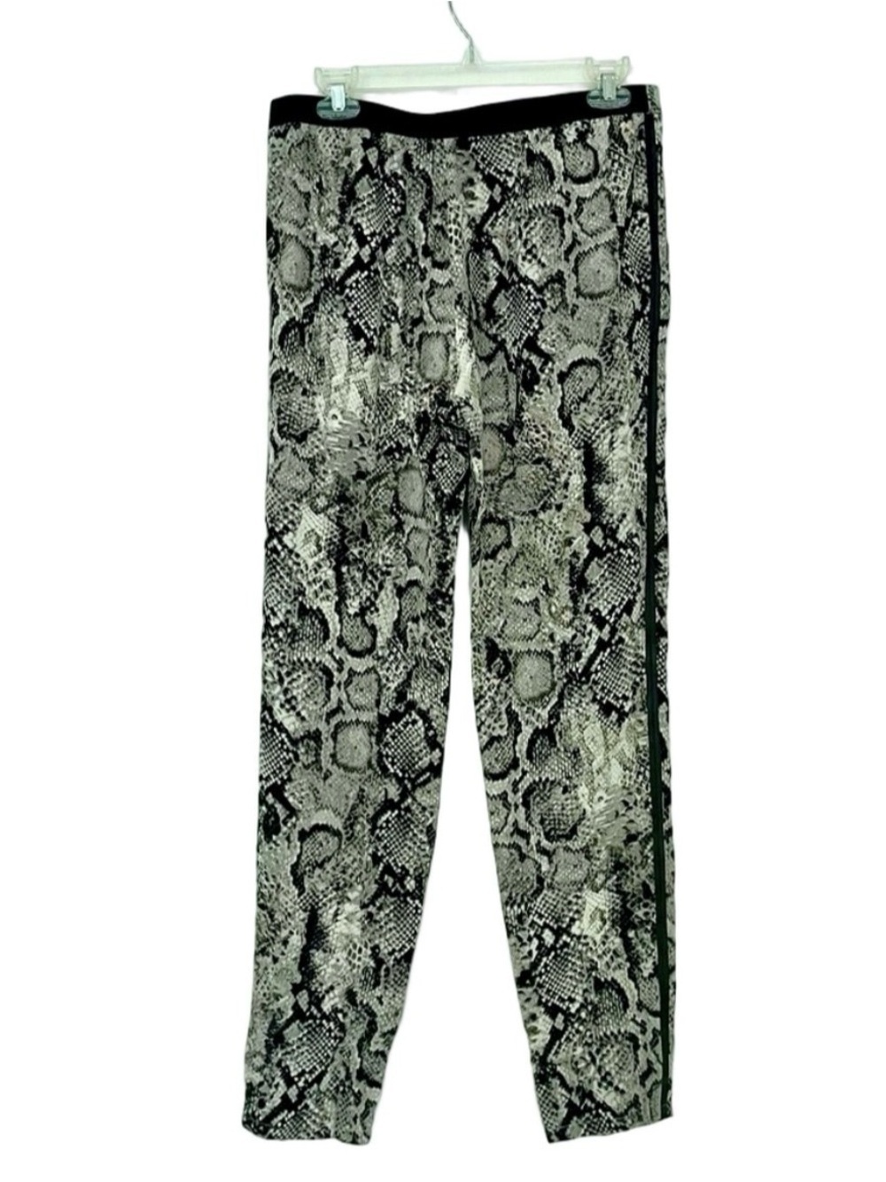 BCBGMAXAZARIA 100% Silk Animal Print Pants Size S NWOT - Picture 2 of 11